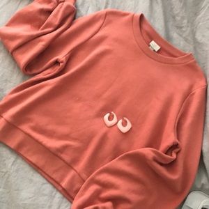 A new day pullover size Large , & New earrings